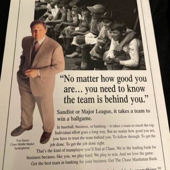 NY Rangers Media Guide 1997-1998 Brian Leetch Cover Tom Seaver Ad on back EUC - Picture 3 of 10